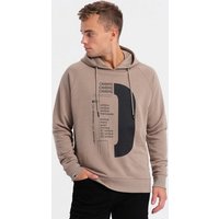 OMBRE Kapuzensweatshirt Bedrucktes Herren Sweatshirt HOODIE mit Kapuze von OMBRE