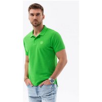 OMBRE Poloshirt Ombre Herren-Pique-Strick-Poloshirt - grün V25 S1374 S von OMBRE