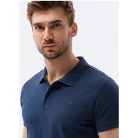 OMBRE Poloshirt Ombre Herren Pique-Strick-Poloshirt - navy blau V2 S1374 M von OMBRE