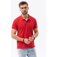 OMBRE Poloshirt Ombre Herren Pique-Strick-Poloshirt - rot V22 S1374 L von OMBRE