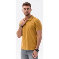 OMBRE Poloshirt Ombre Herren Pique-Strick-Poloshirt - senfgelb V8 S1374 XXL von OMBRE