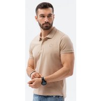 OMBRE Poloshirt Ombre Klassisches Polohemd aus Baumwolle für Herren - beige S1374 XL von OMBRE