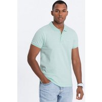 OMBRE Poloshirt Poloshirt aus Piqué-Strick von OMBRE