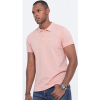 OMBRE Poloshirt Poloshirt aus Piqué-Strick von OMBRE