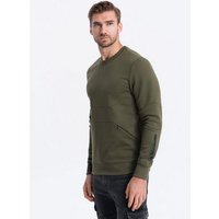 OMBRE Sweatshirt Herren-Sweatshirt mit einer Reißverschlusstasche von OMBRE