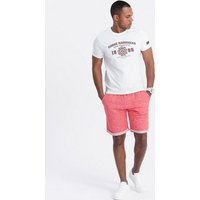 OMBRE Sweatshorts Herren-Sweatshorts aus Melange-Stoff LOOSE FIT von OMBRE