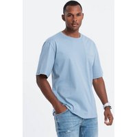 OMBRE T-Shirt Herren-T-Shirt aus Baumwolle OVERSIZE von OMBRE