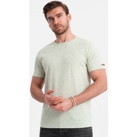 OMBRE T-Shirt Herren-T-Shirt mit Volldruck und farbigen Buchstaben von OMBRE