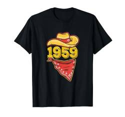 Funny 1959 Western Country Cowboyhut Bandana 65. Geburtstag T-Shirt von OMG Its My Birthday Happy Birthday Shirts