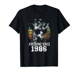 Lustig, genial seit 1986, coole Vintage-Giraffe, 37. Geburtstag T-Shirt von OMG Its My Birthday Happy Birthday Shirts