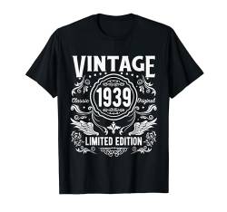 Vintage 1939 Fantastischer cooler Klassiker im Retro-Stil zum 85. Geburtstag für Herren T-Shirt von OMG Its My Birthday Happy Birthday Shirts