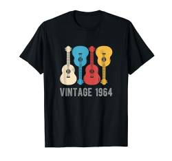 Vintage 1964 Klassische Ukulele Gitarre Musik 60. Geburtstag T-Shirt von OMG Its My Birthday Happy Birthday Shirts