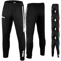 OMKA Optima Herren Trainingshose Sporthose Jogginghose Freizeithose (Schwarz, S) von OMKA