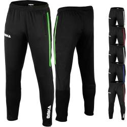 OMKA Optima Herren Trainingshose Sporthose Jogginghose in der 5X Farben, L, Grün von OMKA