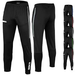 OMKA Optima Herren Trainingshose Sporthose Jogginghose in der 5X Farben, XL, Grau von OMKA