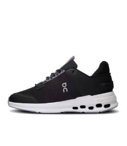 ON Running Cloudnova Flux Women Sneaker Trainer Schuhe (Black/Feather, EU Schuhgrößensystem, Erwachsene, Numerisch, M, 40) von ON
