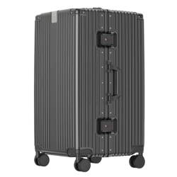 ONCALZNCA Koffer 32-Zoll-Koffer, Multifunktionaler Trolley Mit Aluminiumrahmen, Robuste Und Langlebige Gepäckcode-Box 26 Zoll Suitcase (Color : B, Size : 22in) von ONCALZNCA