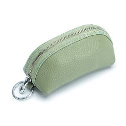 Geldbörse für Damen Mini Schlüsseltasche Damen Haushalt Auto Große Kapazität Leder Multifunktionstasche Kleine Damengeldbörse (Farbe : Light Green, Size : 12x6x5cm) von ONDIAN