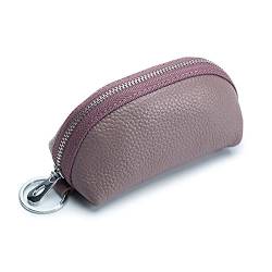 Geldbörse für Damen Mini Schlüsseltasche Damen Haushalt Auto Große Kapazität Leder Multifunktionstasche Kleine Damengeldbörse (Farbe : Lotus Root Purple, Size : 12x6x5cm) von ONDIAN