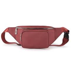 Gürteltasche für Damen Einfache Damen-Brusttasche, Handy-Hüfttasche (Farbe : rot, Size : 15x13x13cm) von ONDIAN