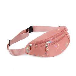 Gürteltasche für Damen Lässige Hüfttasche for Damen, Sport-Lauf-Hüfttasche (Farbe : Rosa, Size : 34x15x2cm) von ONDIAN