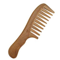 Kamm Naturholzmassage Schönheit Haarpflege Holz breite Zahn Haar Kamm Kamm für Salon von ONDIAN