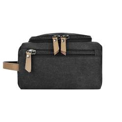 Kulturbeutel Tragbare Business-Kulturtasche aus Segeltuch for Herren, mehrschichtig, for Reisen für Männer, Frauen (Farbe : Colour 1, Size : 24x12.5x16cm) von ONDIAN