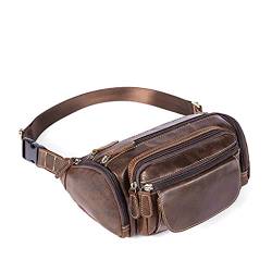 Leder Reise Taille Pack Fanny Pack Männer Leder Gürtel Taille Taschen Telefon Pack Kleine Brust Messenger für Mann von ONDIAN