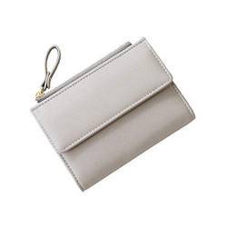 ONDIAN Damen Geldbörse RFID blockierende kleine, kompakte, zweifach gefaltete Brieftasche for Damen Geldbörse Damen Klein (Farbe : F, Size : 12.5x1.5x9CM) von ONDIAN