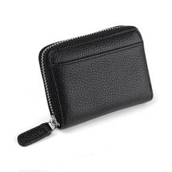 ONDIAN Kreditkartenetui Kartenetui, Kreditkartenetui, Organizer, Kartenetui, Brieftasche, Kartenetui, Bank für Frauen Männer (Farbe : Black, Size : 10x2.5x8cm) von ONDIAN