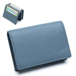 ONDIAN Kreditkartenetui Visitenkartenetui. Lässiges Kartenetui for Damen und Herren für Frauen Männer (Farbe : Blau, Size : 8x2.5x10.5cm) von ONDIAN