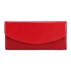 ONDIAN Lange Geldbörse Damen Damen Geldbörse RFID Multi-Card Lange Clutch Bag Geldbörse Damen Geldbörse (Farbe : A, Size : 10x19.5x3cm) von ONDIAN