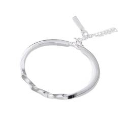 ONDIAN S999 Pure Simple Glossy Twisted Opening Damen Armreif Damen Armband Armreif Damen Armbänder von ONDIAN