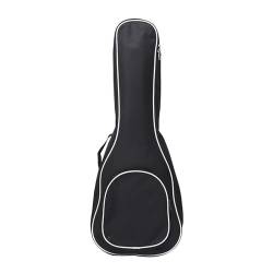 ONDIAN Ukulele-Tasche Ukulele-Baumwolltasche, kleine Ukulele-Gitarrentasche, verdickt für Reisen (Farbe : Black, Size : 21inch) von ONDIAN