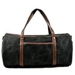 Retro Faltbare Reisetasche, tragbare Fitnesstasche mit großem Fassungsvermögen, lässige Outdoor-Umhängetasche mit großem Fassungsvermögen von ONDIAN