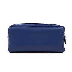Schminktasche Einfache Reise-Kulturtasche, Make-up-Aufbewahrungstasche für Frauen Mädchen (Farbe : Blau, Size : 22x10x8cm) von ONDIAN