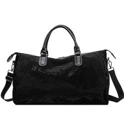 Sporttasche Handheld-Reisetasche for Geschäftsreisen, Sporttasche Reisetasche (Farbe : Black, Size : 49x31x26cm) von ONDIAN