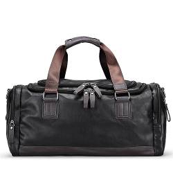 Sporttasche Herren-Handtasche aus PU-Leder for Reisen, Sporttasche Reisetasche von ONDIAN