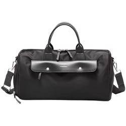 Sporttasche Leichte Sporttasche for Damen, nass und trocken, Sporttasche Reisetasche (Farbe : Black, Size : 41x20x22cm) von ONDIAN