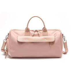 Sporttasche Leichte Sporttasche for Damen, nass und trocken, Sporttasche Reisetasche (Farbe : Rosa, Size : 41x20x22cm) von ONDIAN