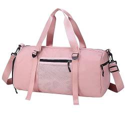 Sporttasche Sport-Fitness-Tasche, Schuhfach, Nass- und Trockentrennung Reisetasche (Farbe : Rosa, Size : 47x23x25cm) von ONDIAN