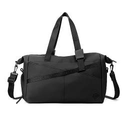 Sporttasche Sport-Gymnastiktasche, Schulter-Crossbody-Tasche Reisetasche (Farbe : Black, Size : 41x22x34cm) von ONDIAN