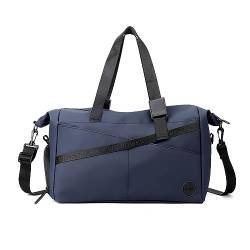 Sporttasche Sport-Gymnastiktasche, Schulter-Crossbody-Tasche Reisetasche (Farbe : Blau, Size : 41x22x34cm) von ONDIAN