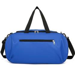 Sporttasche Sport- und Fitnesstasche, tragbare Reisetasche for Männer und Frauen Reisetasche (Farbe : Blau, Size : 52x20x28cm) von ONDIAN