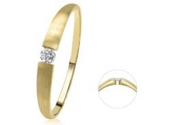 Diamantring ONE ELEMENT "0,03 ct Diamant Brillant Ring aus 585 Gelbgold" Fingerringe Gr. 50, mit Diamant, Gelbgold 585-Diamanten, goldfarben (gold) Damen Diamantringe von ONE ELEMENT