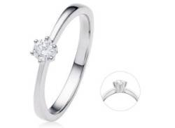 Diamantring ONE ELEMENT "0.15 ct Diamant Brillant Ring aus 950 Platin" Fingerringe Gr. 57, Platin 950-Diamanten, silberfarben (silber) Damen Diamantringe von ONE ELEMENT