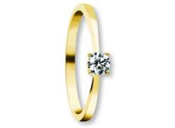 Goldring ONE ELEMENT "Zirkonia Ring aus 333 Gelbgold" Fingerringe Gr. 60, mit Zirkonia, Gelbgold 333, goldfarben (gold) Damen Fingerringe von ONE ELEMENT