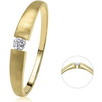 ONE ELEMENT Diamantring 0,05 ct Diamant Brillant Ring aus 585 Gelbgold, Damen Gold Schmuck von ONE ELEMENT