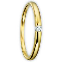 ONE ELEMENT Diamantring 0.04 ct Diamant Brillant Ring aus 585 Gelbgold, Damen Gold Schmuck von ONE ELEMENT