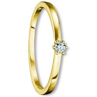 ONE ELEMENT Diamantring 0.05 ct Diamant Brillant Ring aus 585 Gelbgold, Damen Gold Schmuck von ONE ELEMENT